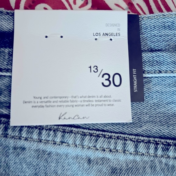 NWT KanCan martinville high rise slim straight jeans. - Picture 12 of 14